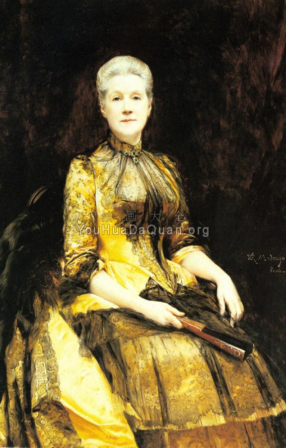 A Portrait of Mrs James Leigh Coleman - 雷蒙多·德·马德拉索·加雷特